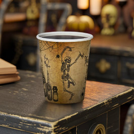 Vintage Goth Halloween Spooky Custom  紙コップ