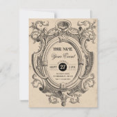 Vintage gothic arch 招待状 (正面)