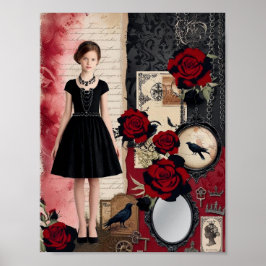 Vintage Gothic Elegant Whimsical ポスター