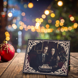 Vintage Gothic Folded Holiday Card シーズンカード