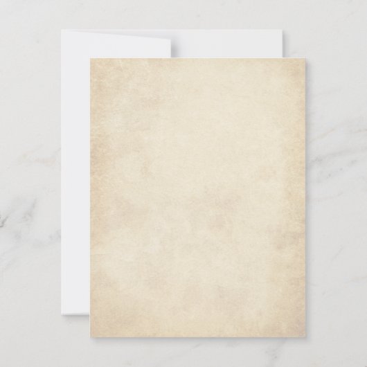 Vintage Gothic graduation 招待状 (裏面)