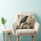 Vintage Gothic Raven クッション (椅子)