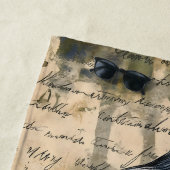 Vintage Gothic Raven ビーチタオル (インサイチュ)