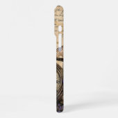 Vintage Gothic Raven iPhoneケース (左側面)