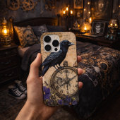 Vintage Gothic Raven iPhoneケース