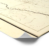 Vintage Grand Canon Map 1883 ポスター (角)