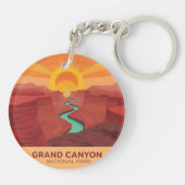 Vintage Grand Canyon National Park キーホルダー (裏面)