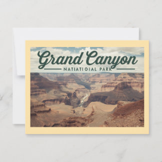 Vintage Grand Canyon Travel ポストカード