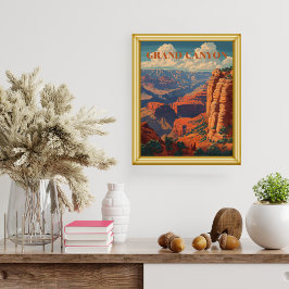 Vintage Grand Canyon Travel Cool Retro  ポスター