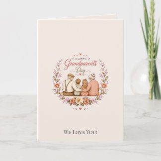Vintage Grandparents Day / Abuelos Clásico カード