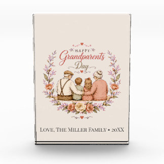 Vintage Grandparents Day / Abuelos Clásico フォトブロック
