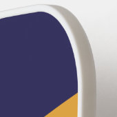 Vintage Grape Rainbow Across Striping with Name ピックルボールラケット (左詳細)