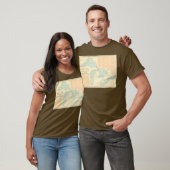 Vintage Great Lakes Shipwrecks Map 1894  Tシャツ (ユニセックス)