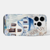 Vintage Greece Phone Case iPhoneケース (裏面横)