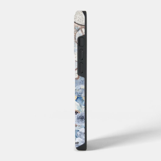 Vintage Greece Phone Case iPhoneケース (左側面)