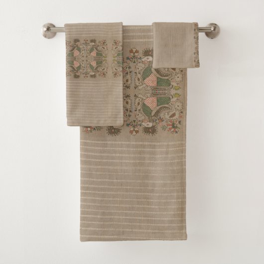 Vintage Greek Pattern バスタオルセット (インサイチュ)
