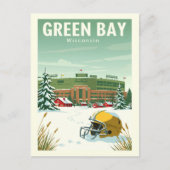Vintage Green Bay Wisconsin ポストカード (正面)