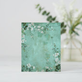 Vintage Green Floral Botanical Scrapbook Paper  (スタンド正面)