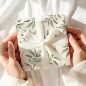 Vintage Greenery Botanical ラッピングペーパー