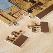 Vintage Greeting  Fort Worth TX  ジグソーパズル (側面)