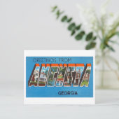 Vintage Greetings from Augusta, Georgia ポストカード (スタンド正面)