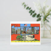 Vintage Greetings from Montgomery, Alabama ポストカード (スタンド正面)