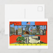Vintage Greetings from Montgomery, Alabama ポストカード (正面/裏面)