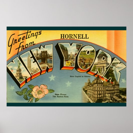 Vintage Greetings from New York ポスター (正面)