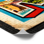 Vintage Greetings from Rome Poster ポスター (角)