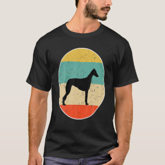 Vintage Greyhound Retro Sunset Dog Lover Tシャツ