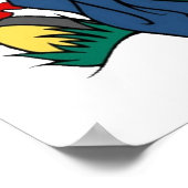 Vintage Grim Reaper Tattoo Art ポスター (角)