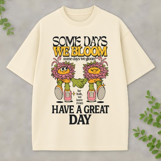 Vintage Groovy Flower Friends Graphic Inspirationa Tシャツ