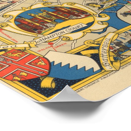 Vintage Guide To London Poster ポスター (角)