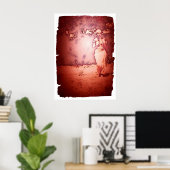 Vintage Gypsy Woman ポスター (ホームオフィス)