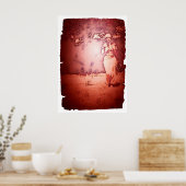 Vintage Gypsy Woman ポスター (キッチン)