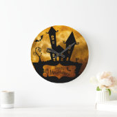 Vintage Halloween ラージ壁時計 (ホーム)