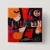Vintage Halloween 缶バッジ (正面)
