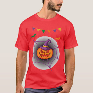 Vintage Halloween and Pumpkin retro Tシャツ