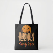 Vintage Halloween Candy Sack トートバッグ (正面)