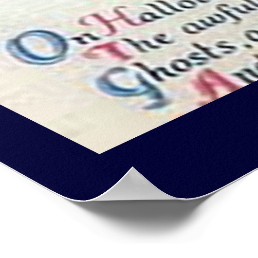 Vintage Halloween Greetings Print ポスター (角)