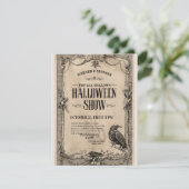 Vintage Halloween Invitation セーブザデート (スタンド正面)