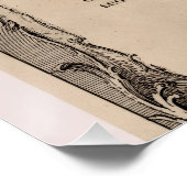 Vintage Halloween Invitation ポスター (コーナー)