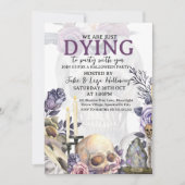 Vintage Halloween Party Invitation 招待状 (正面)