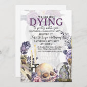 Vintage Halloween Party Invitation 招待状 (正面/裏面)