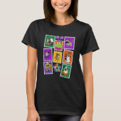 Vintage Halloween Retro Postage Stamp Tシャツ (正面)