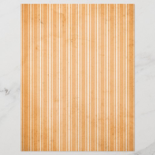 Vintage Halloween Striped Antique Grunge Scrapbook (裏面)