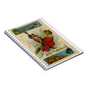 Vintage Halloween Witch  ノートブック (右側)