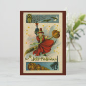 Vintage Halloween Witch  招待状 (スタンド正面)