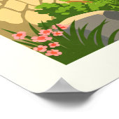 Vintage Hampton Virginia ポスター (角)