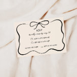 Vintage Hand Drawn Wedding RSVP Card エンクロージャーカード<br><div class="desc">This hand drawn RSVP card template featuring cute hand drawn elements and a retro themed font pairing. Edit all wording and colors to make this invitation card fit your own personal style   event theme.</div>